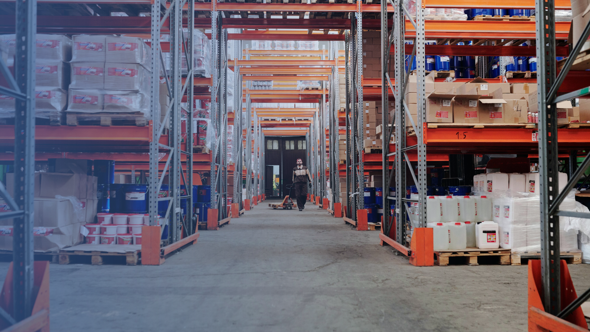 Logistics company in South Africa, NIGHTWING pallets ready for outbound distribution
